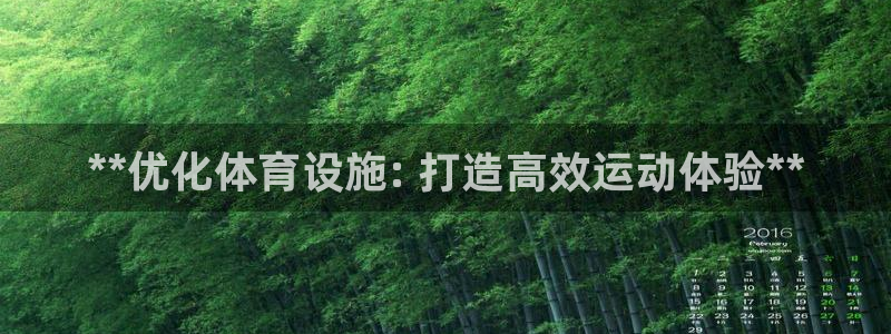 意昂体育3平台是正规平台吗：**优化体育设施: 打造