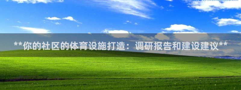 意昂体育3招商电话：**你的社区的体育设施打造：调研
