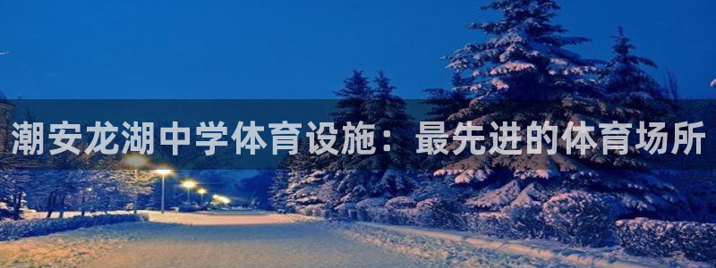 意昂体育3平台注册：潮安龙湖中学体育设施：最先进的体
