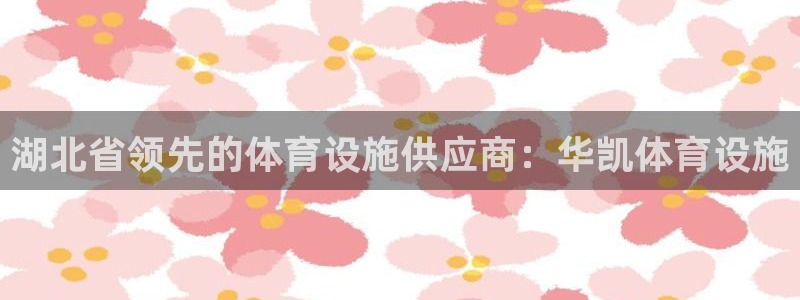 意昂体育3平台：湖北省领先的体育设施供应商：华凯体育