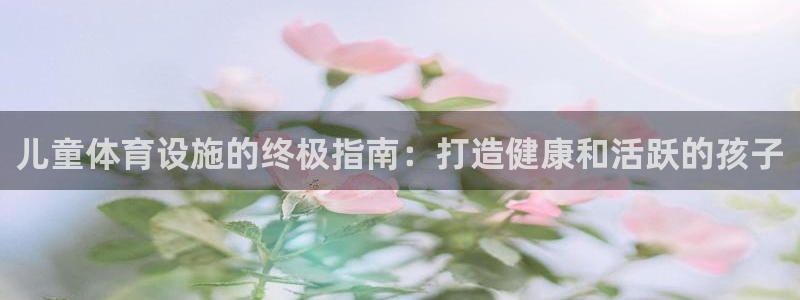 意昂3娱乐是那个系列的台子：儿童体育设施的终极指南：