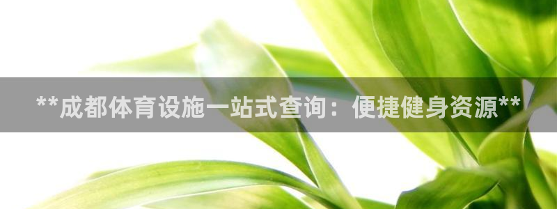 意昂3集团E.ON：**成都体育设施一站式查询：便捷