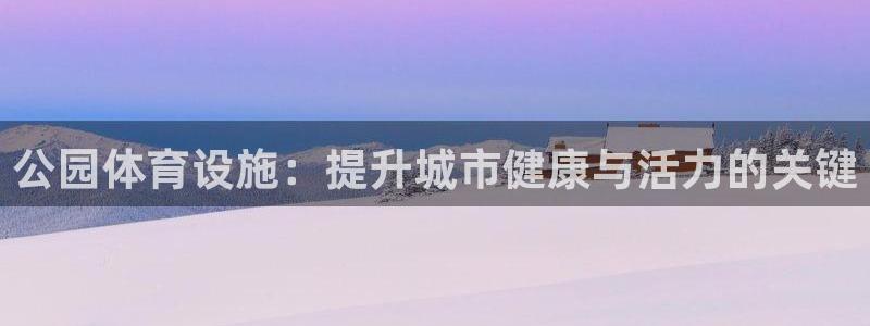 意昂体育3招商电话：公园体育设施：提升城市健康与活力