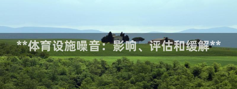 意昂3新能源：**体育设施噪音：影响、评估和缓解**
