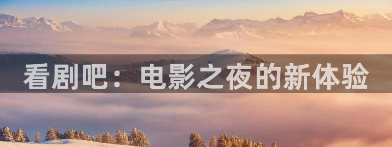 午夜影院91aaa：看剧吧：电影之夜的新体验